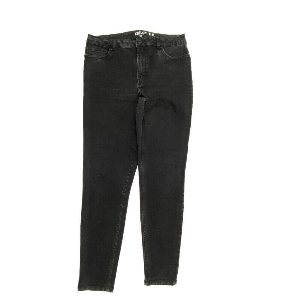 Refuge Rio Mid Rise Skinny Women's size 11 Black Denim Jeans
